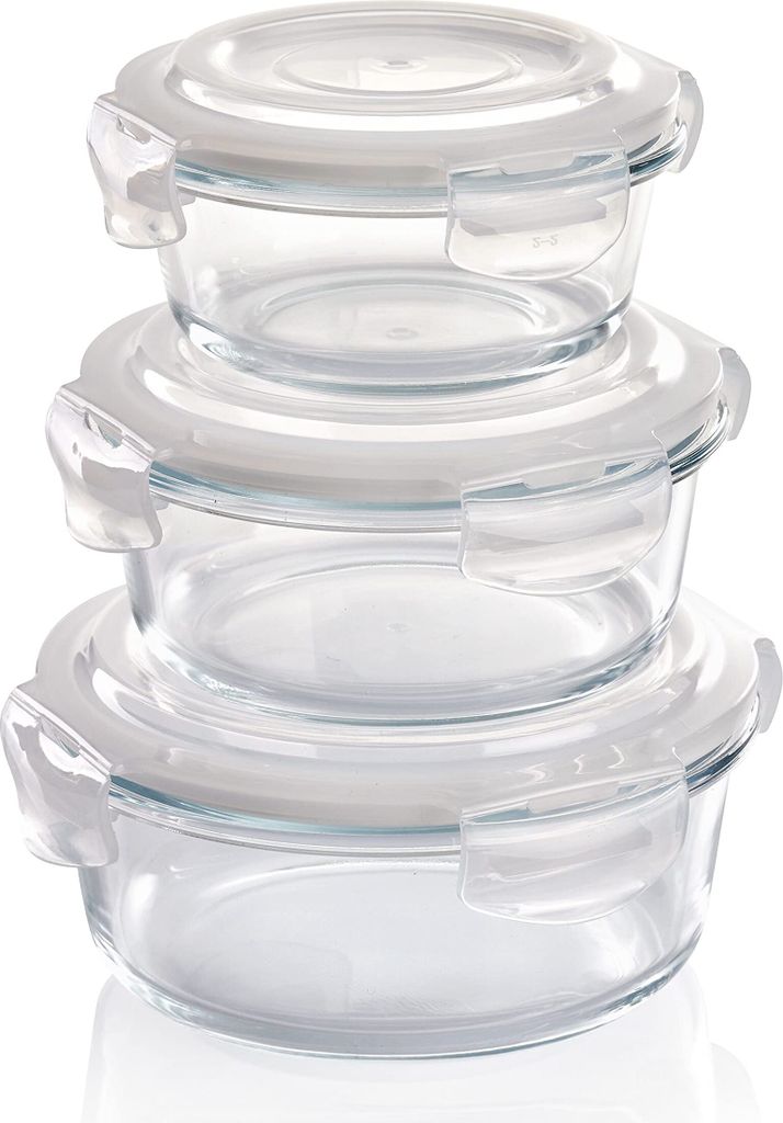Contenitori per alimenti – Set da 3 barattoli in vetro da Immagine del prodotto 