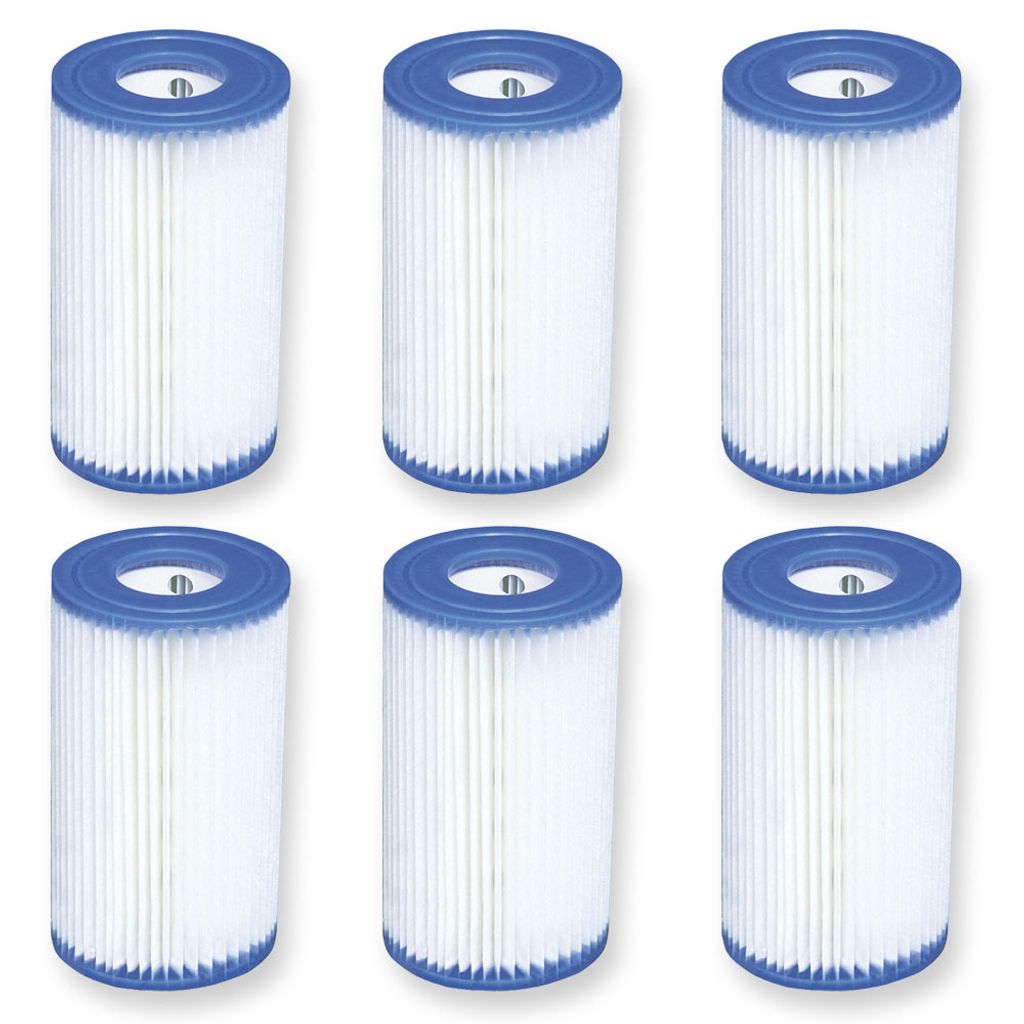 Intex Filterkartusche Typ A Pool Ersatzfilter für Pumpe 6 Stück