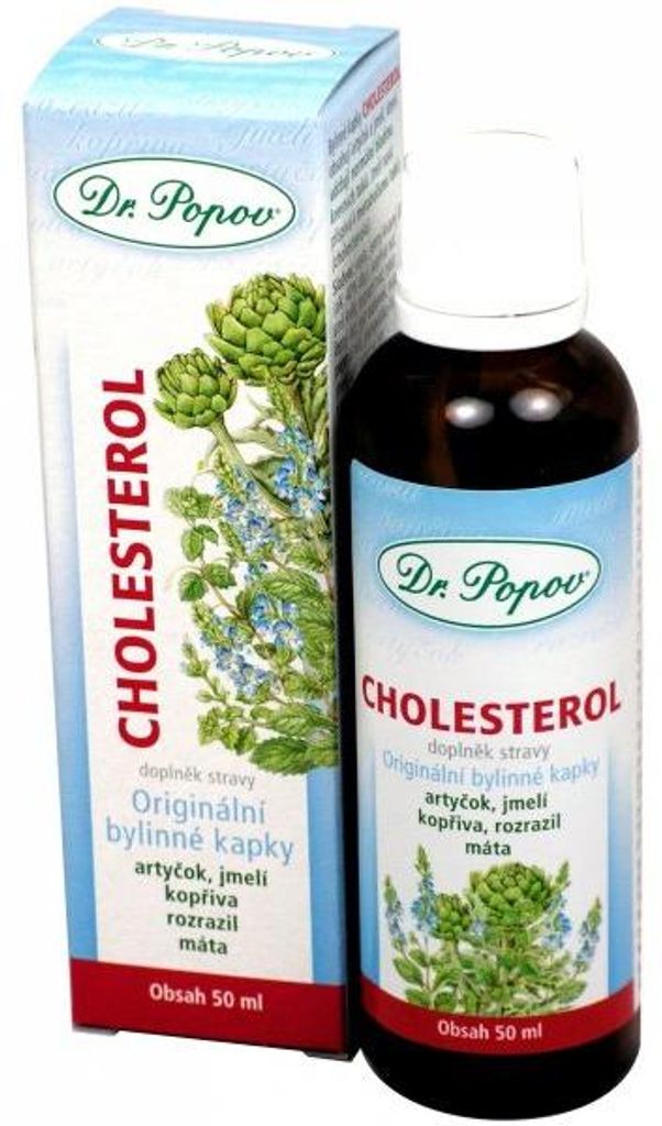 Bylinné kvapky - Cholesterol - 50ml Obrázok produktu 