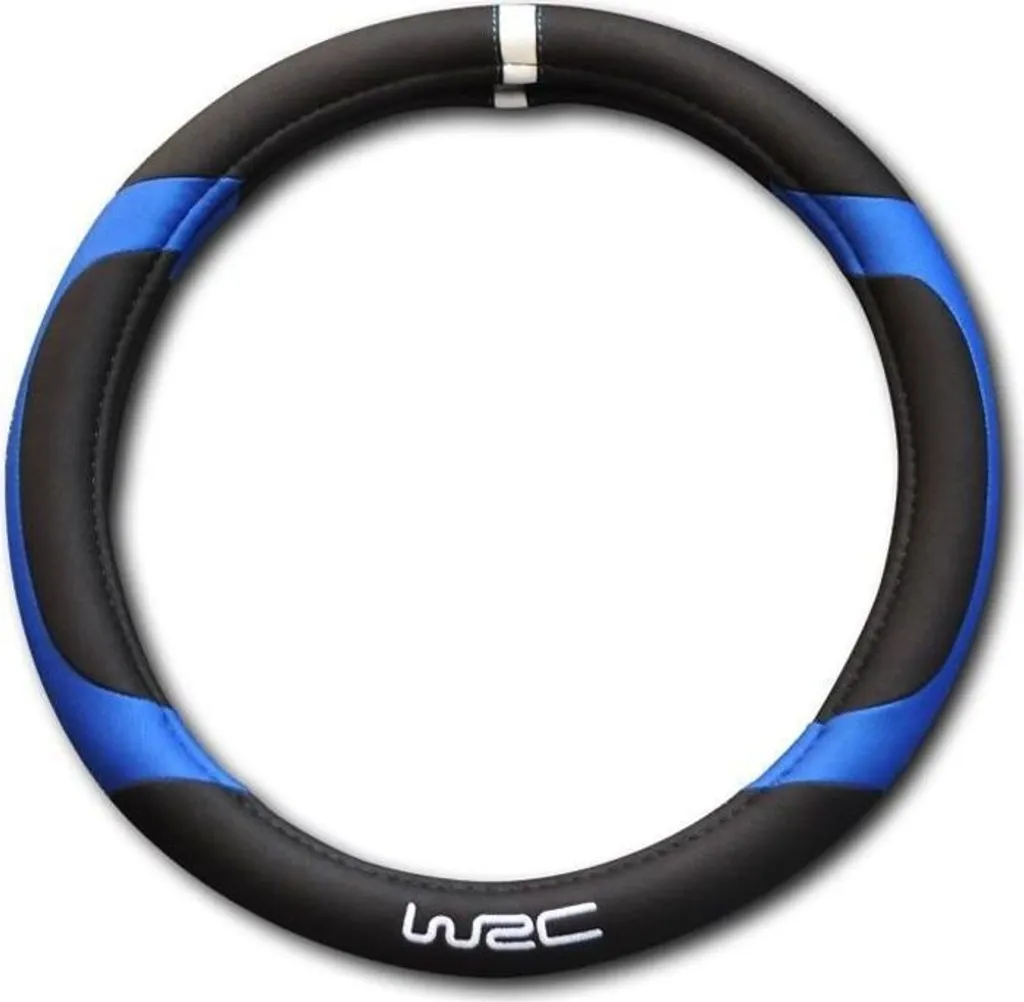 Coprivolante WRC Nero Blu L38cm - Rinnova gli Interni della tua Auto - 1