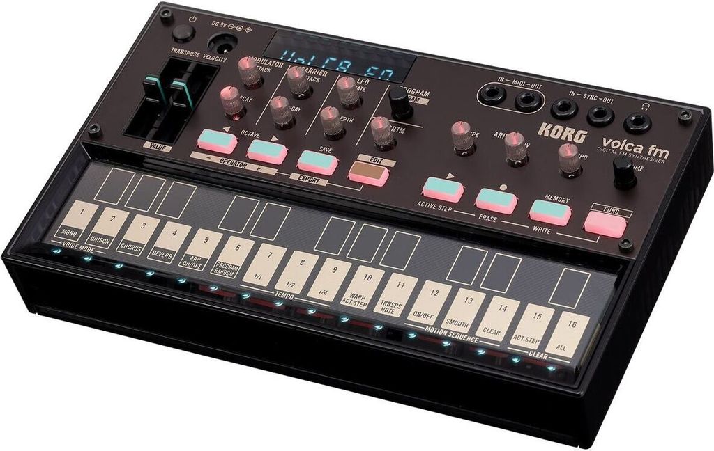 Korg - Volca FM2 - Kompakter 6-stimmiger digitaler FM-Synthesizer und Sequenzer