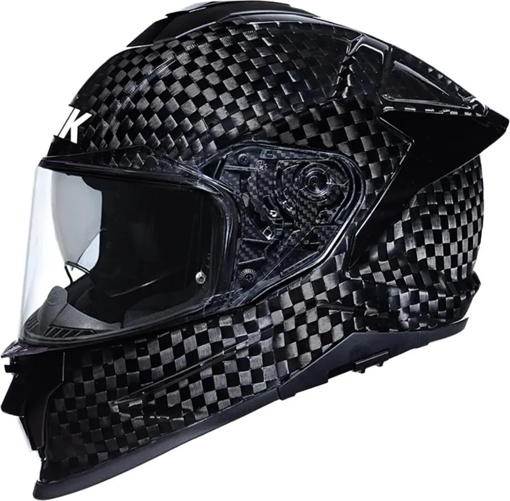 Casque Intégral Carbone SMK Titan 06 Noir Taille XL pour la Route