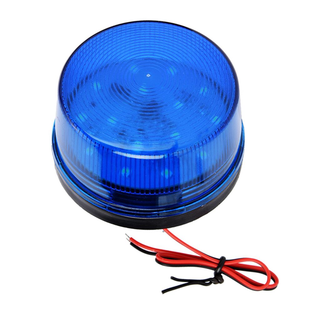 12 V niebieski stroboskop LED alarmowy sygnał ostrzegawczy Zdjęcie produktu 