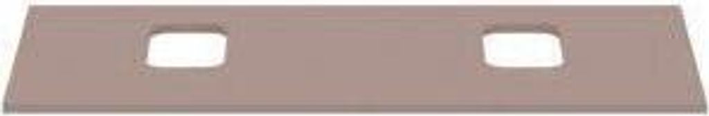 Ideal Standard T5412NH WT-Platte i.life B 2 Ausschnitte r/l
