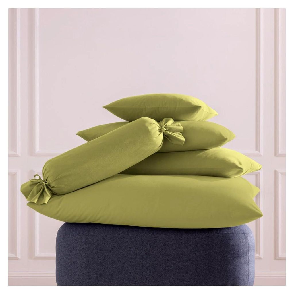Mako Jersey Kissenbezug in 40x80 cm Farbe 510-lind