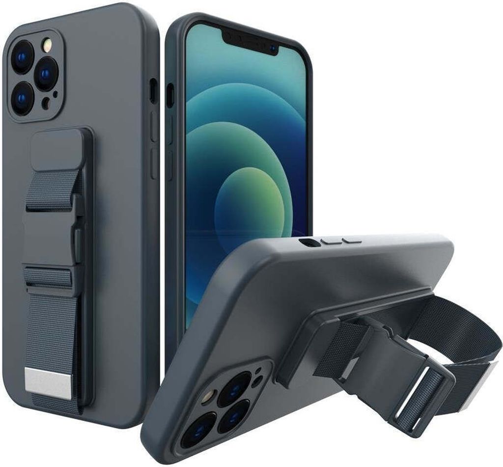 Etui Rope z paskiem do Samsung Galaxy A23, ciemnoniebieski Zdjęcie produktu 