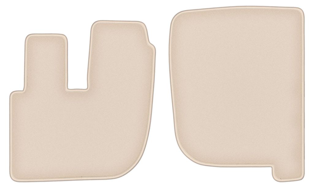 DURBAN Beige Velours-Fußmatten-Set für DAF LF Nutzfahrzeug (2002-)