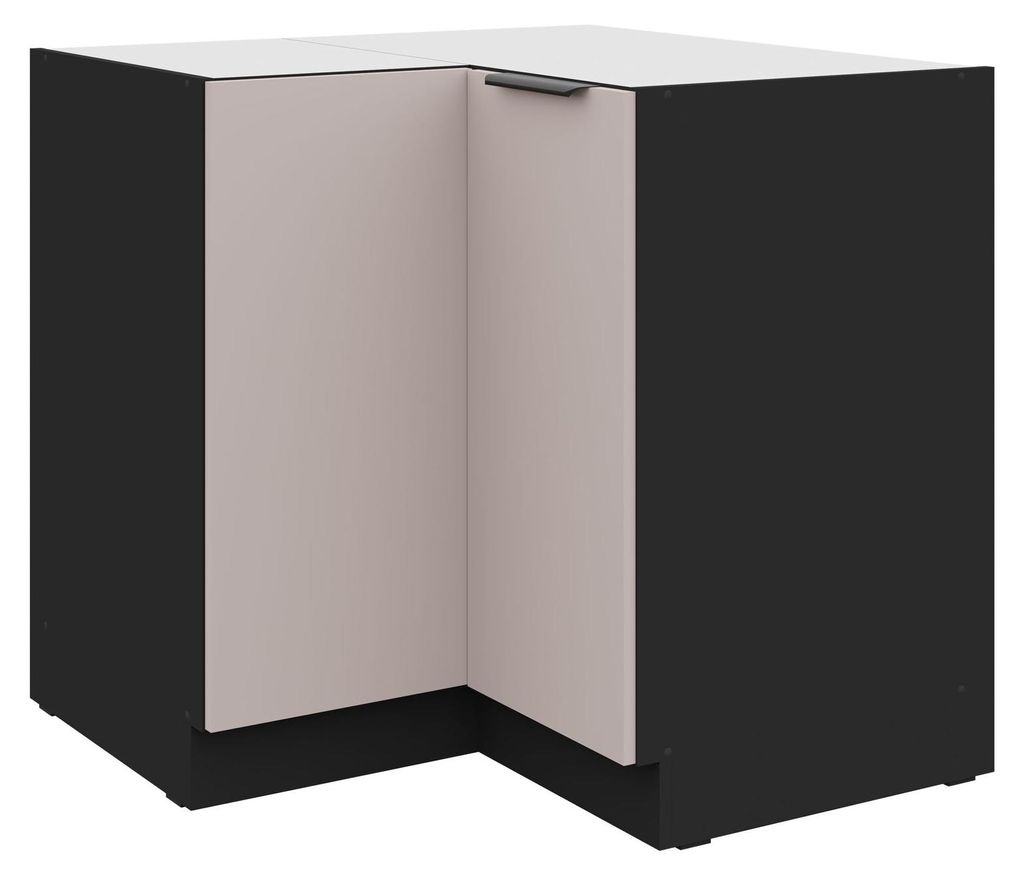 Küchen Eckunterschrank 90x90 cm Küche ARONA Kaschmir beige Produktbild 