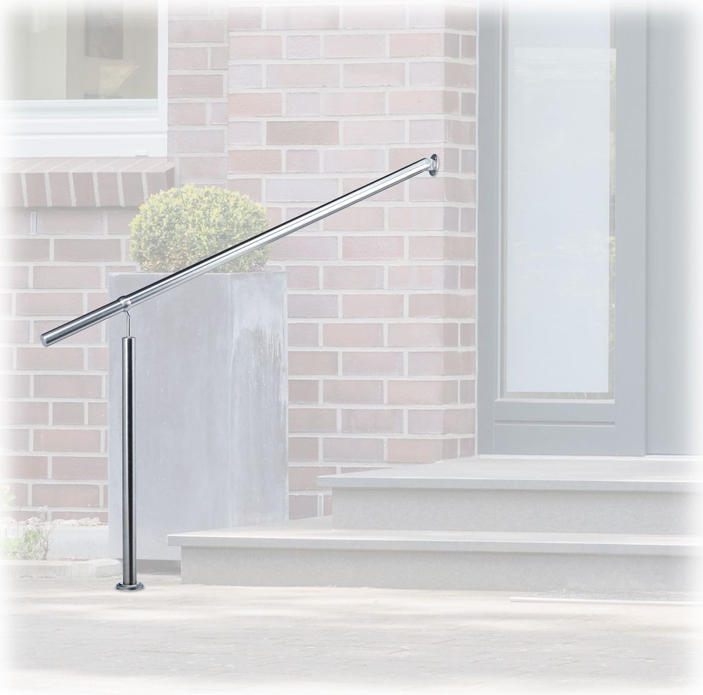 Corrimano in acciaio inox per scale RD22622, 150 cm Immagine del prodotto 