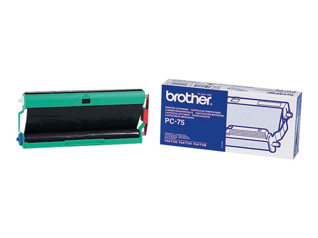 Brother - Farbband - 1 x Schwarz - 144 Seiten (PC75) Image du produit 