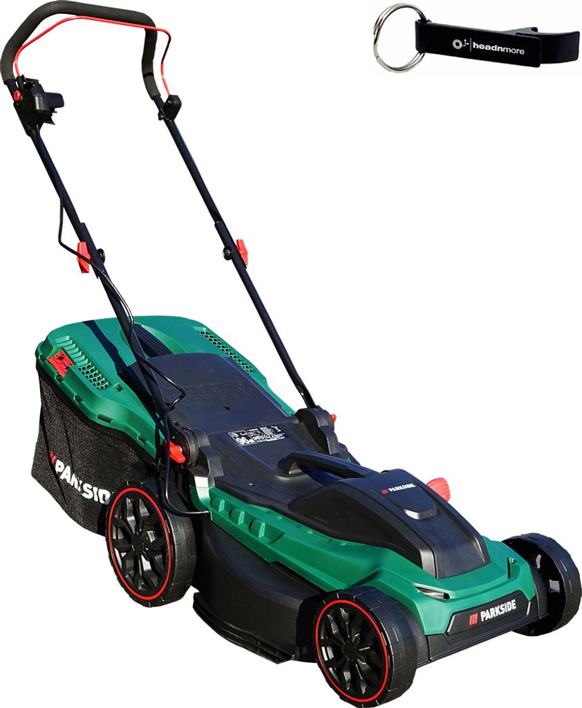 PARKSIDE® Elektro Rasenmäher PERM 1800 + HEADNMORE® Produktbild 