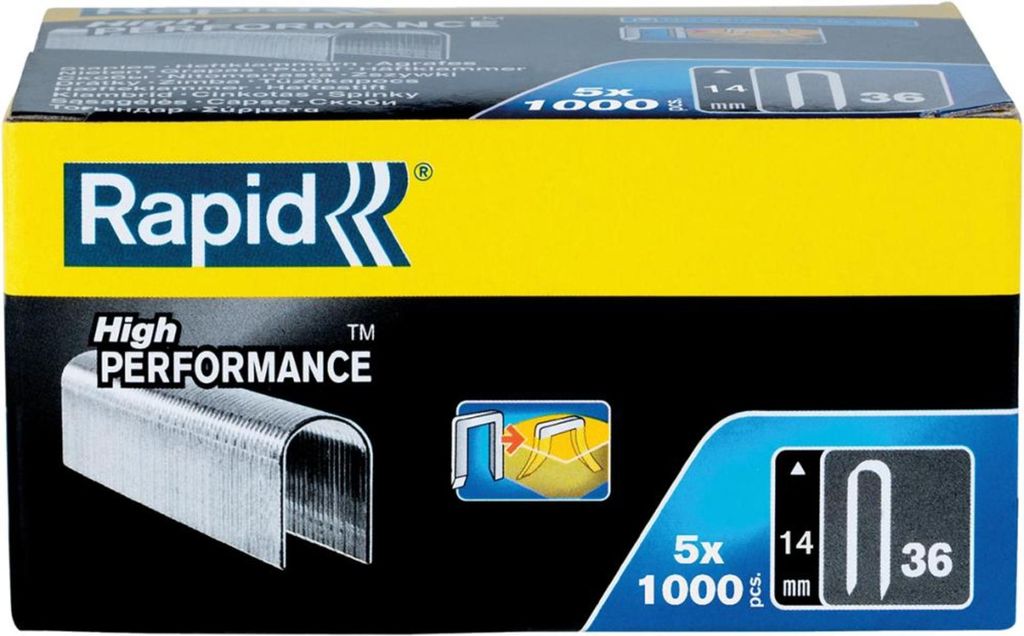 Rapid 11886910, Balík svoriek, 1,4 cm, 5000 svoriek, Obrázok produktu 