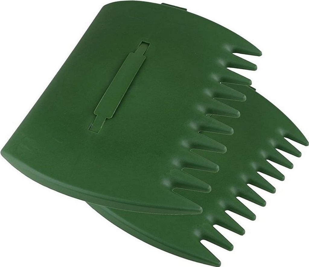Gartenabfall Laubgreifer Paar Handschlaufe Kunststoff grün Gartenbedarf Geräte Filmer 26098