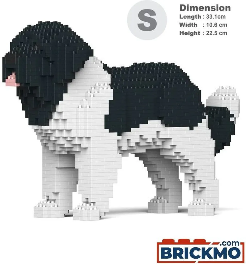 Kit Construction Chien Terre-Neuve JEKCA Idée Cadeau pour Adulte Créatif