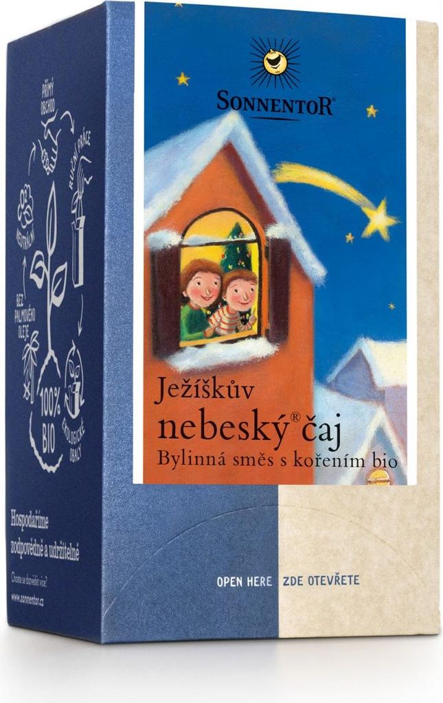 JEŽÍŠKŮV NEBESKÝ ČAJ BIO DVOUKOMOROVÝ 27 g SONNENTOR Obrázek produktu 