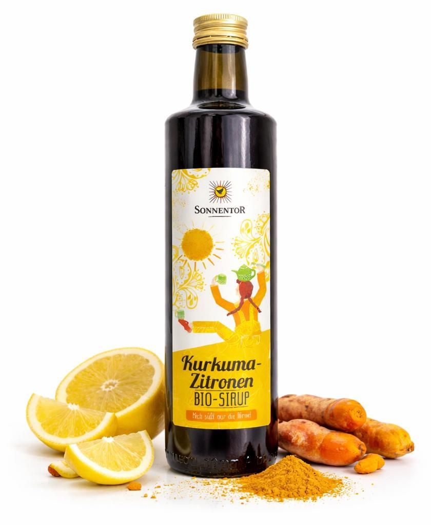 Sonnentor  Kurkuma-Zitronen Sirup (500ml) - 6 Flaschen Produktbild 