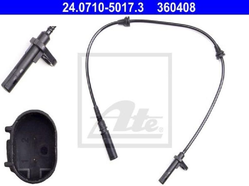 ATE ABS Sensor Raddrehzahl Vorne für BMW X5 (E70) 24.0710-5017.3