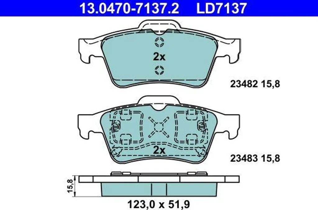 Changer vos plaquettes de frein ATE pour Renault Espace et Laguna OE 44060AV625