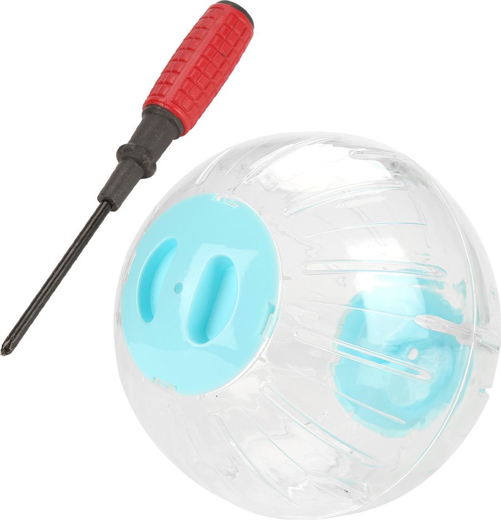 Hamster Laufball, 18,5cm Kunststoff Laufkugel, Übungsspielzeug für Hamster & Kleintiere, Blau