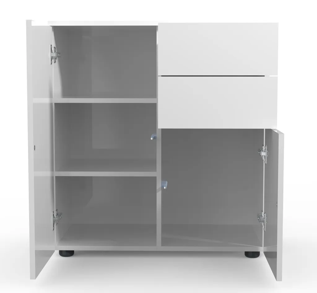 Petite commode Dalosa 4 tiroirs gain de place pour appartements