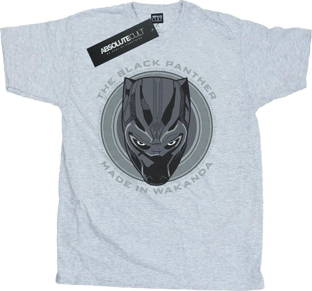 Black Panther - T-Shirt für Herren BI407 (L) (Grau)