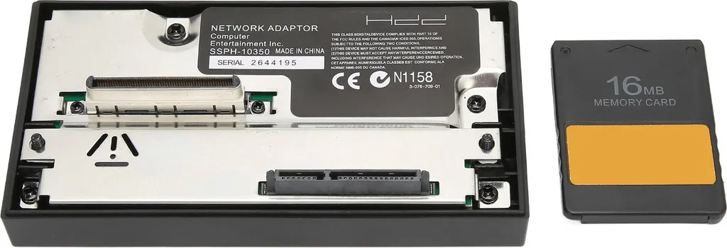 Adaptateur Réseau SATA pour PS2 avec Carte Mémoire FMCB v1.966 16 Mo
