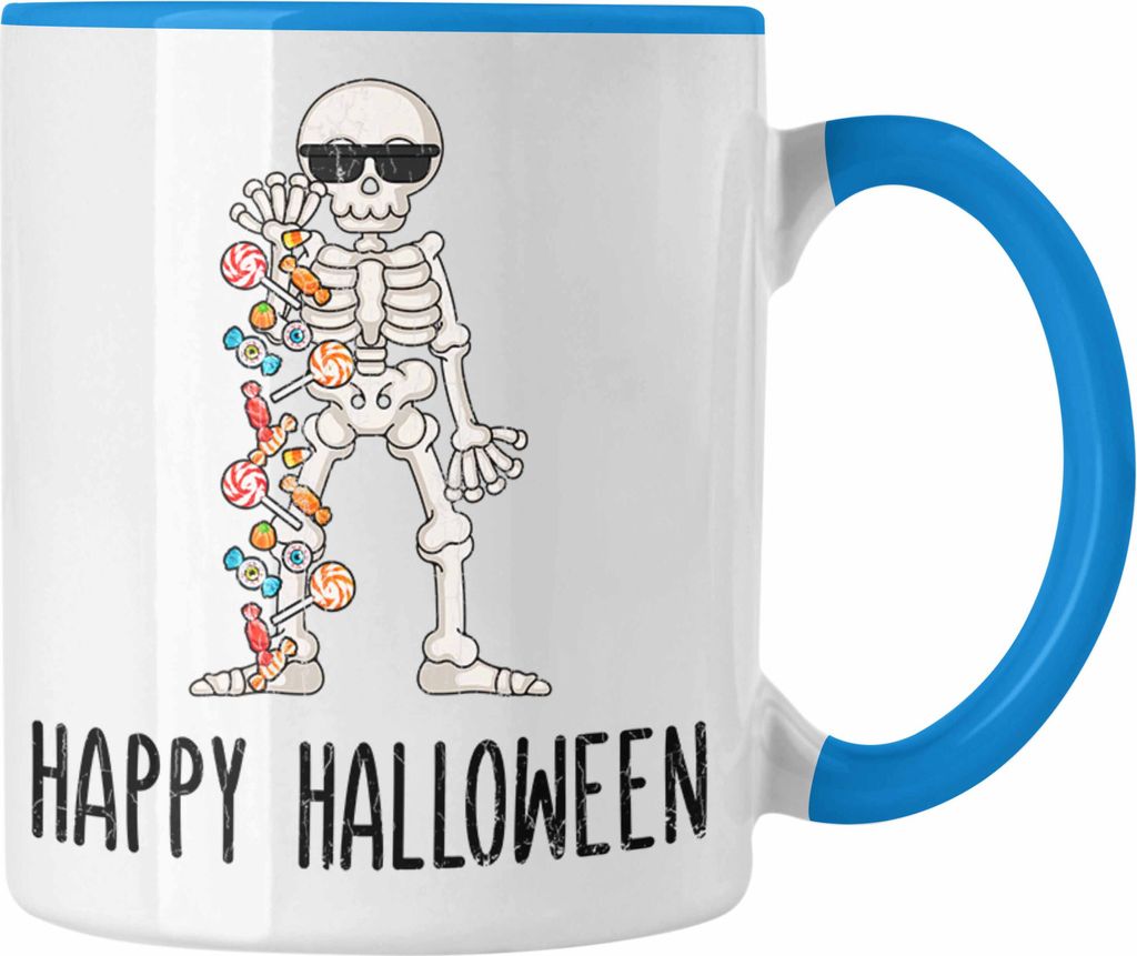 Trendation - Halloween Tasse Kürbis Dekoration Becher Happy Produktbild 