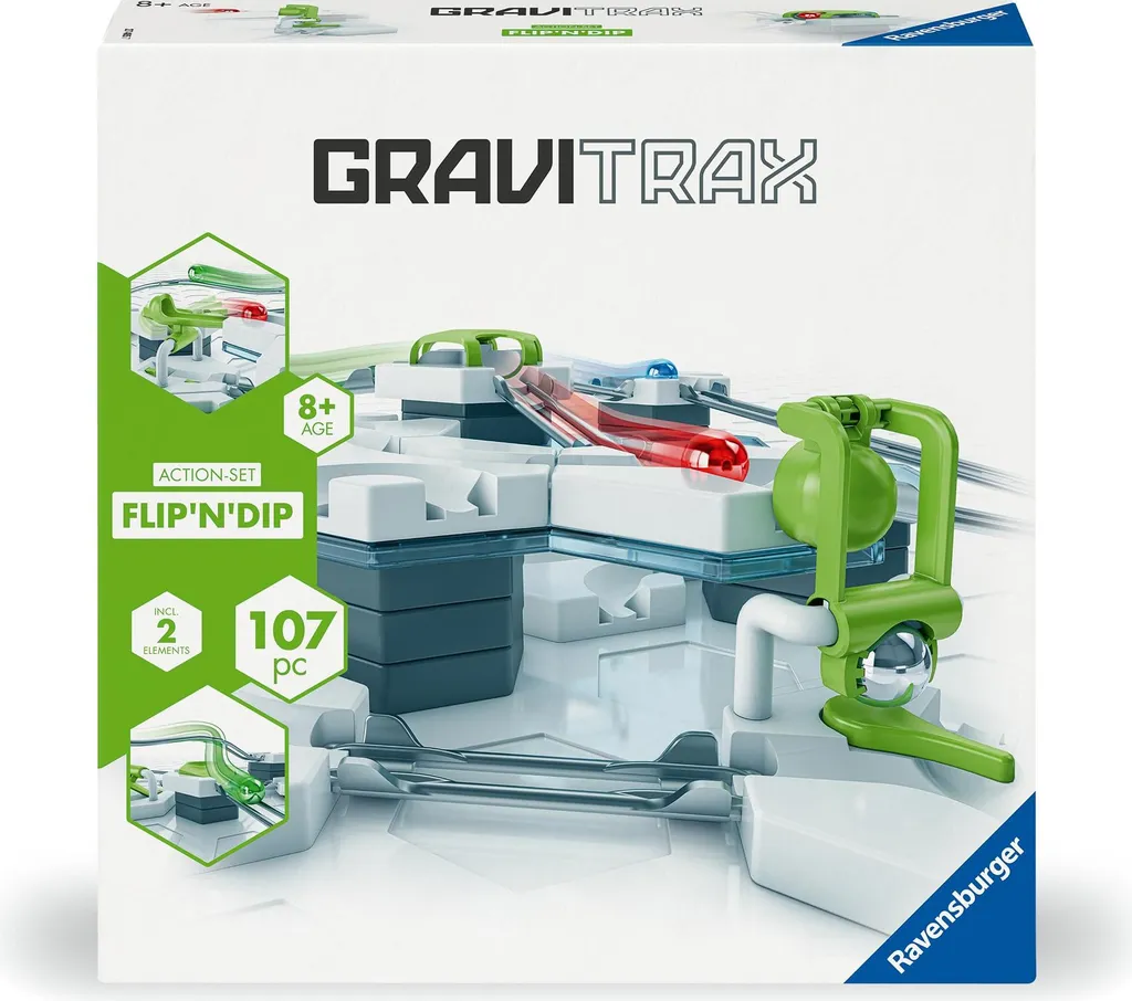 Ravensburger 27485 GraviTrax Actionset Flip'n'Dip Starterset Jeu de Billes