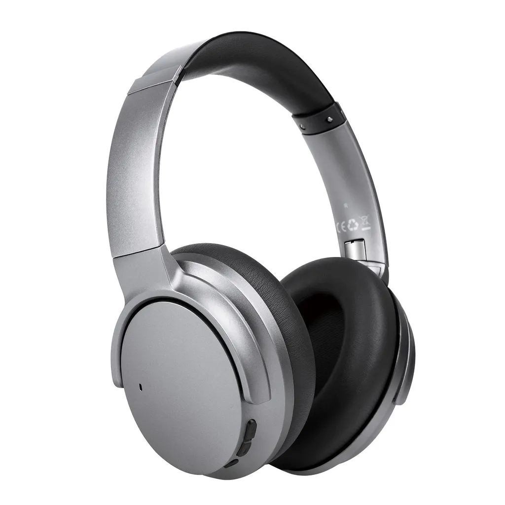 Oreillette Bluetooth triple mode ANC et transparence KO-STAR gris
