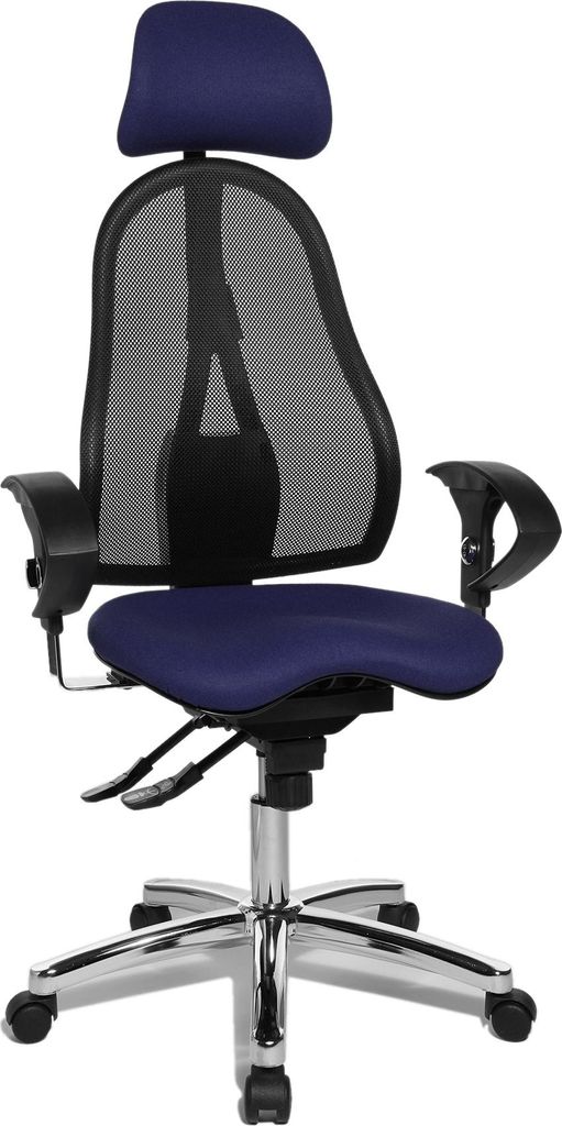 Topstar Sitness 45 AL.U2 chrom/Wolle dunkelblau Produktbild 