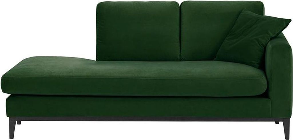 Rechtsseitiges Chaiselongue Covex Wood-Velluto 10-black