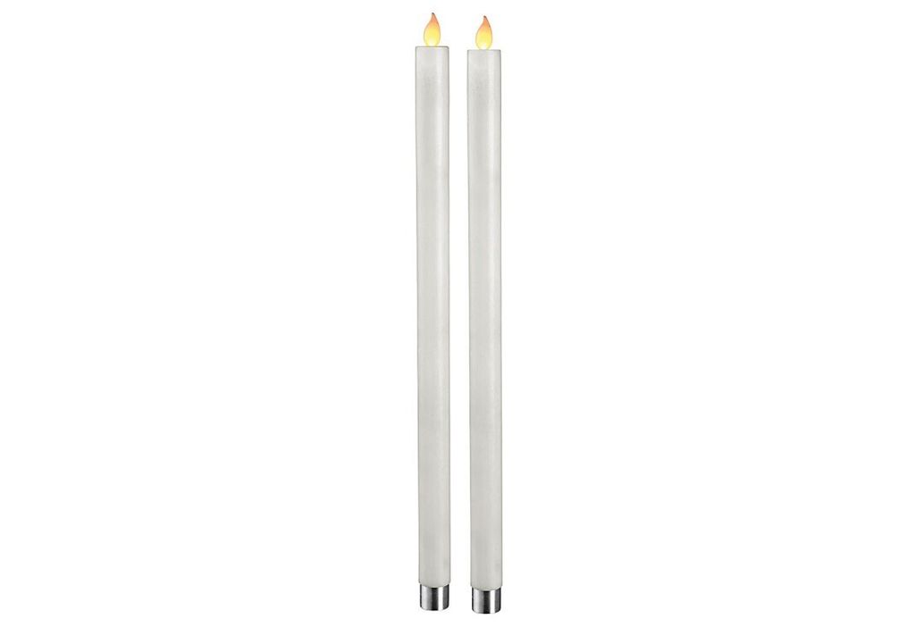 Star Trading 2 LED Leuchterkerzen Twinkle 30x5cm weiß, Produktbild 