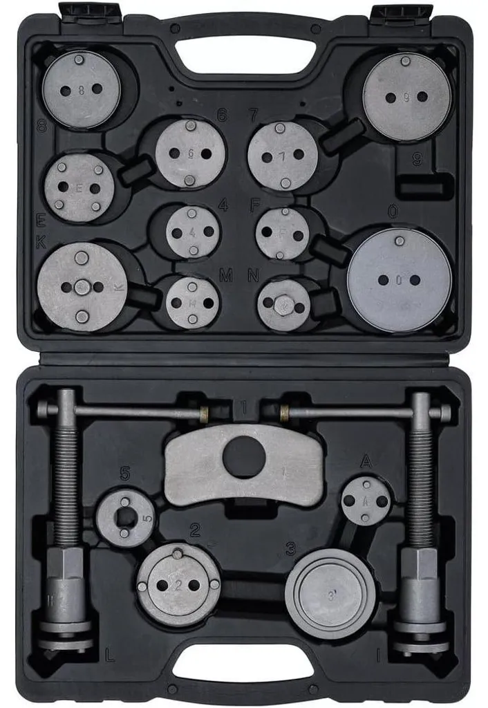 Kit Repousse-Piston de Frein D-Work en Acier 18 pcs - Haute Précision