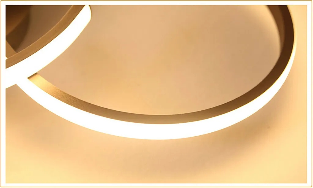Plafonnier LED Moderne 55cm Dimmable avec Télécommande Design Cœur - 4