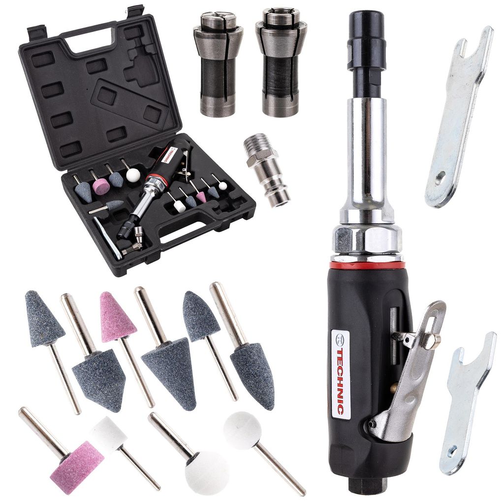 Pneumatischer Schleifer mit geradem Schaft, 3,6 mm langer Produktbild 