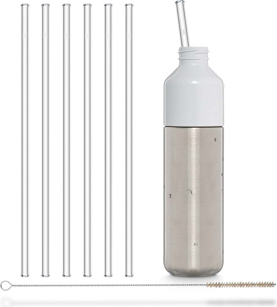 Skleněná brčka HALM na láhve rovná 30 cm extrémně stabilní Obrázek produktu 3