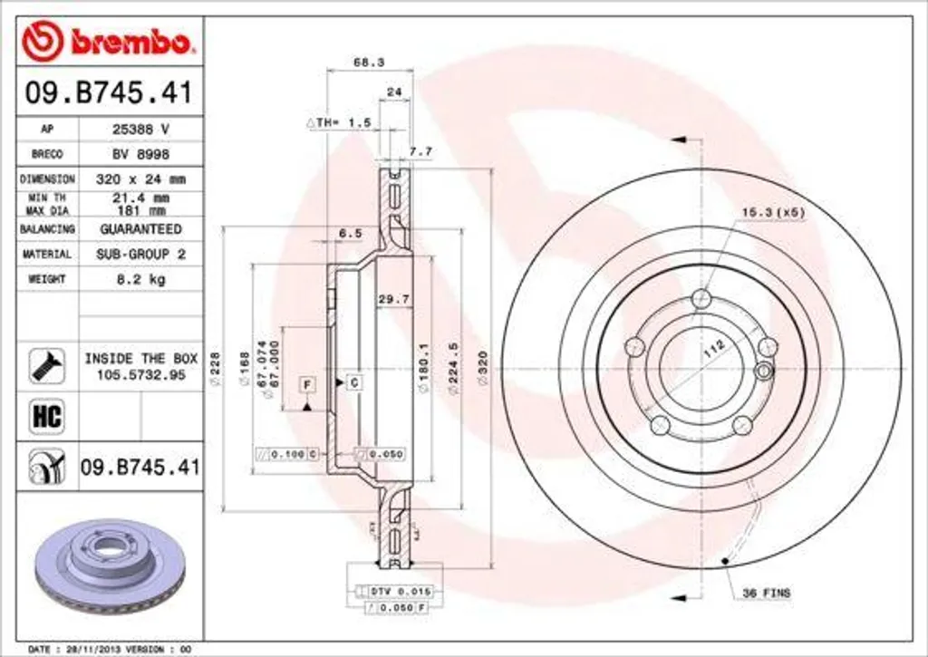 Éliminez les vibrations de freinage sur Mercedes avec le disque Brembo