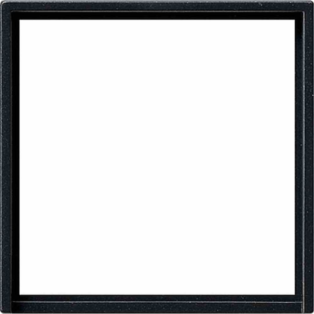 GIRA 0282005 Adapterrahmen quadratisch 50x50mm System 55 Schwarz matt (lack.)