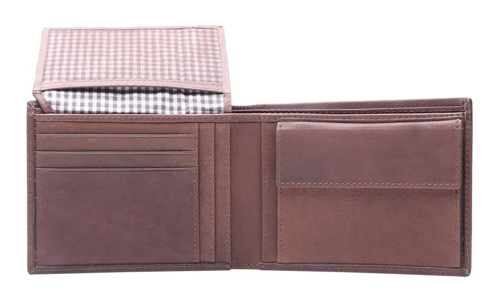Portefeuille Esquire Chicago Wallet Marron Idéal pour Homme Moderne