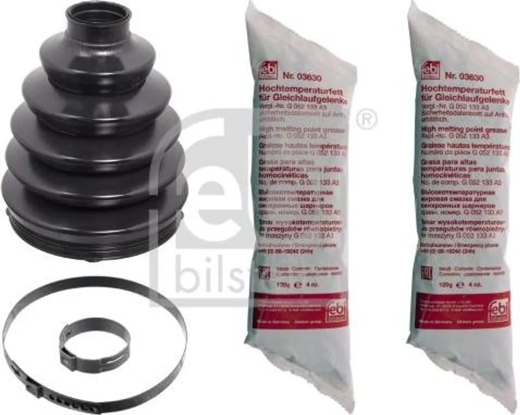 Jeu de Joints Arbre de Transmission 7E0498203A FEBI pour Transporter VI VAG