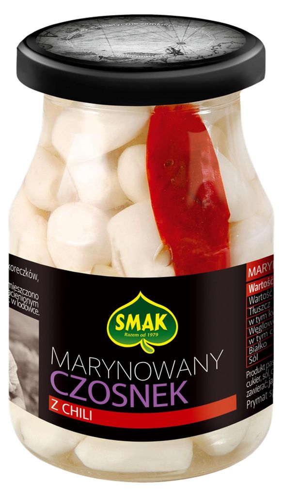 Marynowany czosnek z chili 190g Smak Zdjęcie produktu 