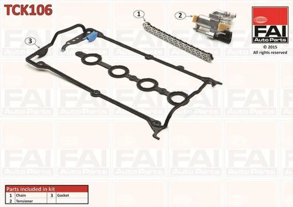Kit chaîne distribution OE 058109229B robuste pour Leon Ibiza Octavia