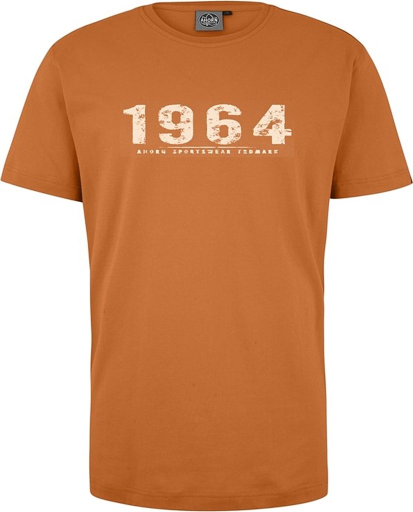 Übergrößen T-Shirt Vintage Number beige AHORN SPORTSWEAR Produktbild 