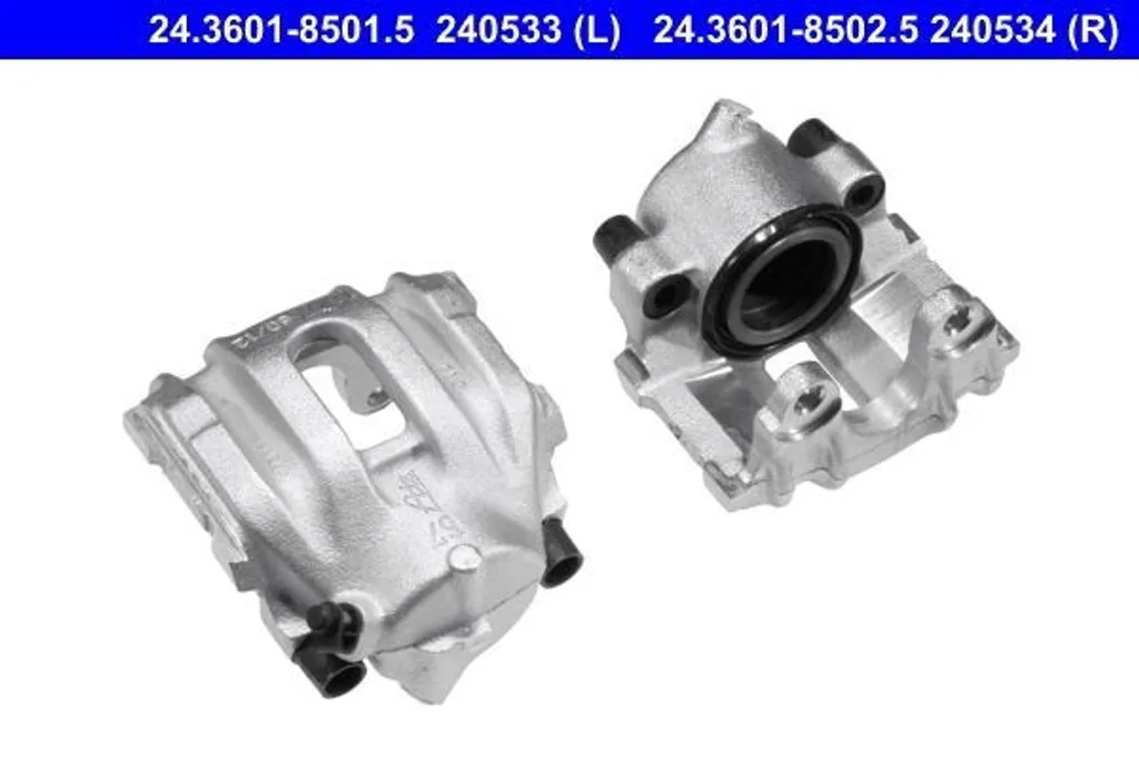 Étrier ATE 24.3601-8501.5 avec Revêtement Anticorrosion Durable Argent