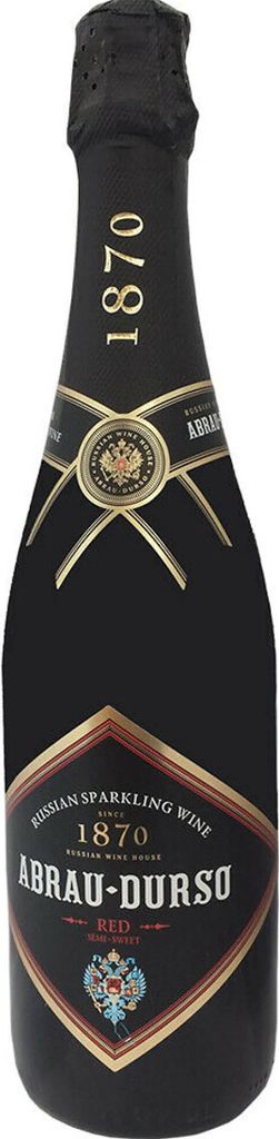 Sekt Abrau Durso Semi-Sweet, rot halbtrocken 0,75L 12,5% Produktbild 