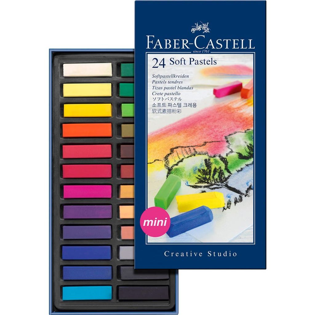 Faber-Castell 128224 Sucha kredka pastelowa wielokolorowa Zdjęcie produktu 