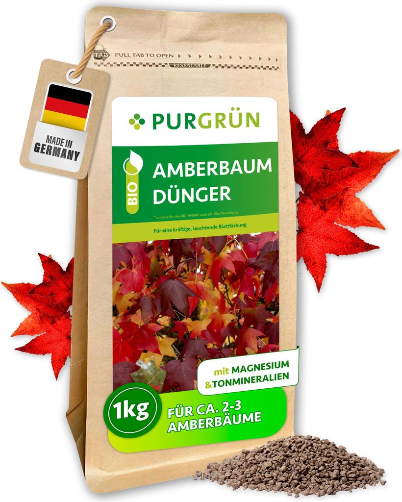 Purgrün -Amberbaum-Dünger 1 kg, Produktbild 