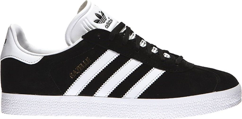 Adidas Gazelle Uni Vintage Neuauflage von 60er Jahre Schnürschuhen in Marine Weiß – 6 UK - 39 1/3 EU - 7,5 US / Schwarz Weiß