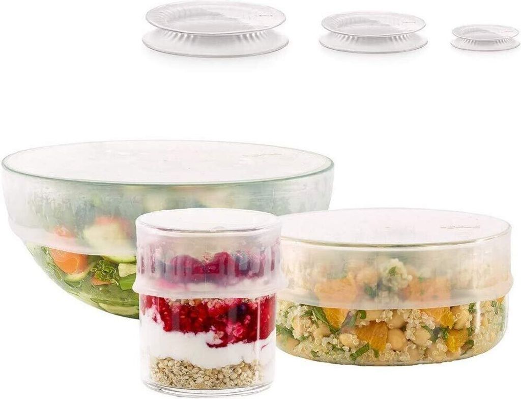 Lékué Kit Opakovaně použitelná flexibilní víčka ( Ø 11 + 15 Obrázek produktu 