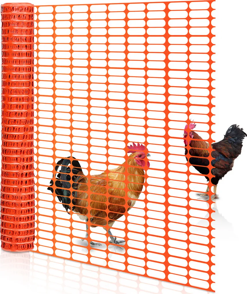 Grillage Avertisseur Orange en Rouleau 50m pour Sécurité de Chantier